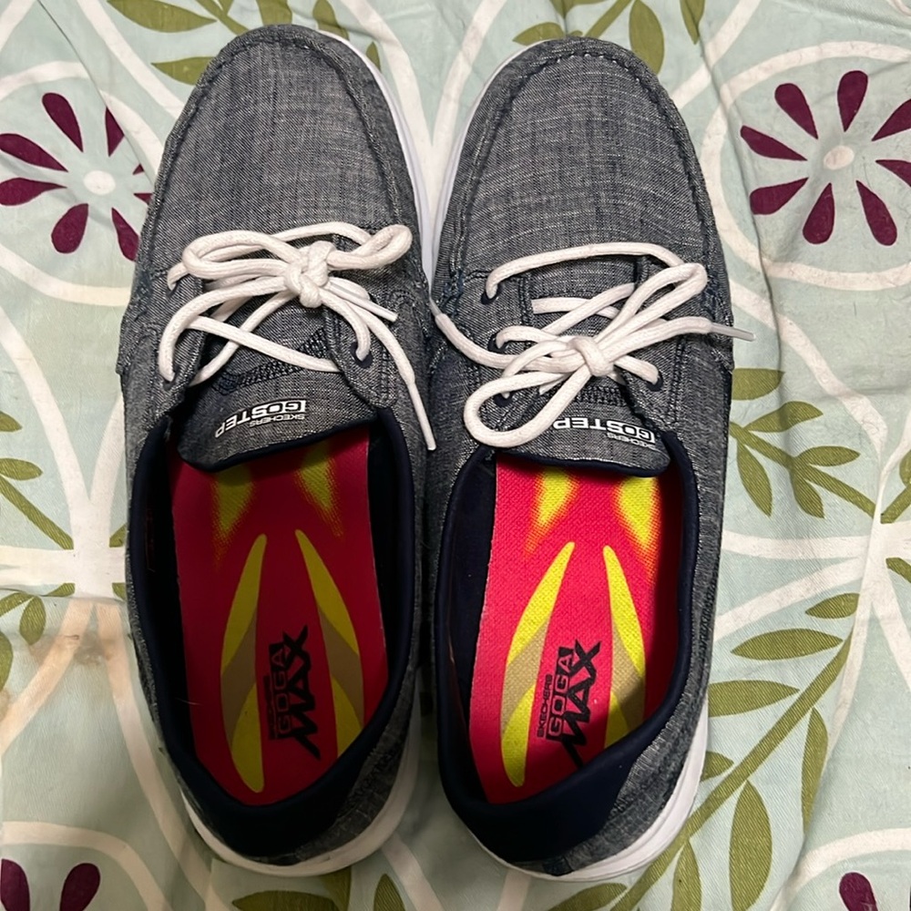 Sketchers GogaMax Denim Loafers
